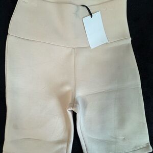 GREY LAB Cream Bike Shorts
